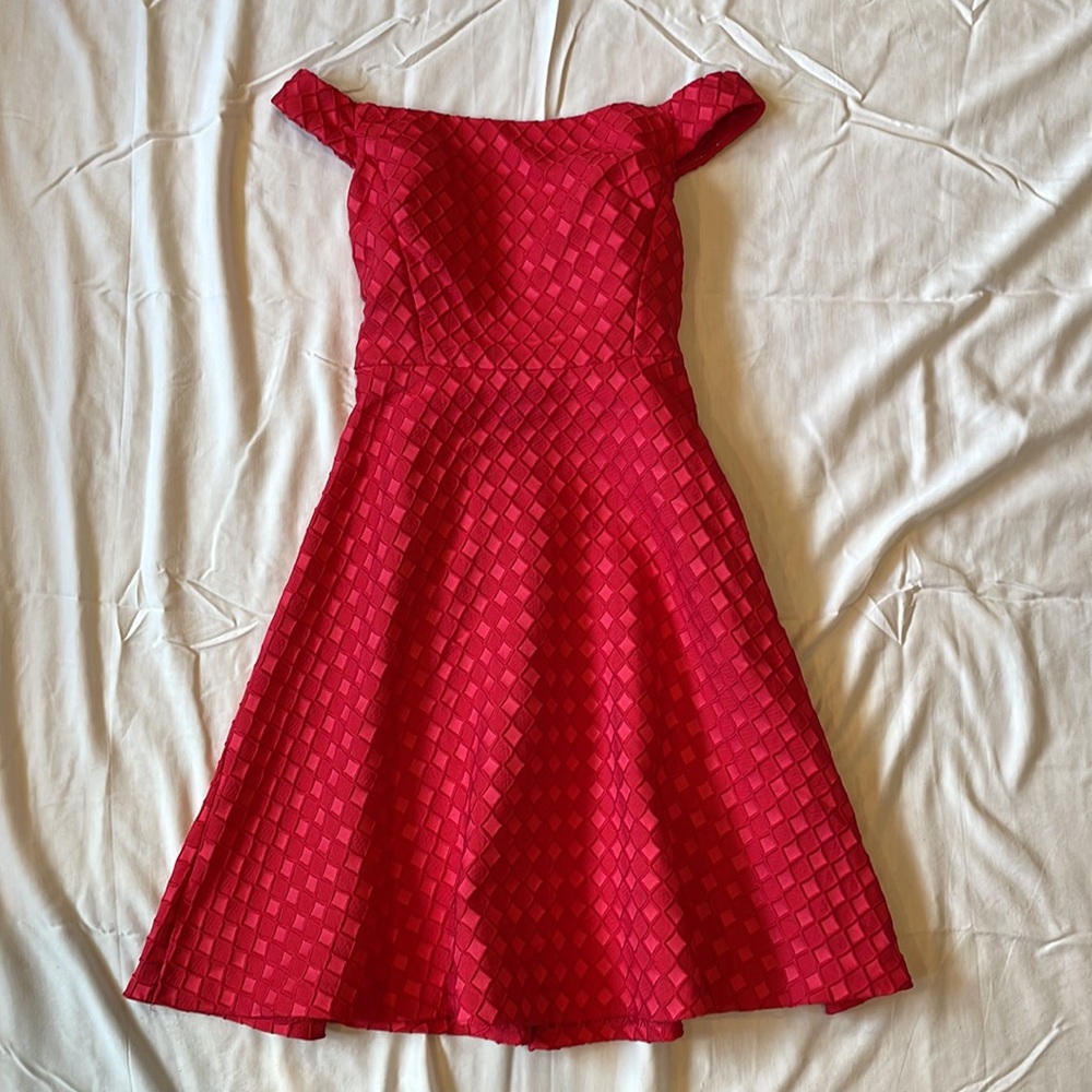 Red Anthropologie Dress, Size 4
